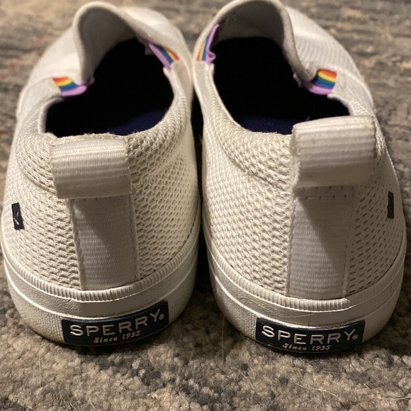 LGBTQ+ Gay Pride Sperrys with Rainbow 🌈 Detail - Picture 5 of 10